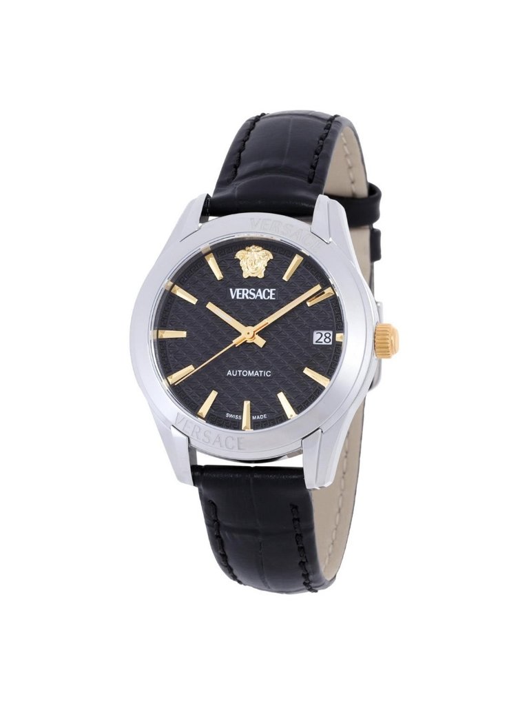 Nwt Versace Greca Classic Automatic Black Dial Ladies Watch
